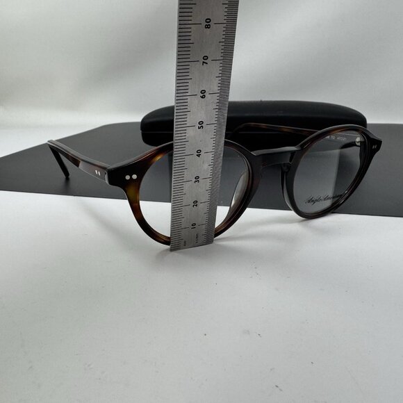 Anglo American Optical Mod 406 TO 47mm Dark Tortoise Glasses England 47 [] 21 - Picture 9 of 12